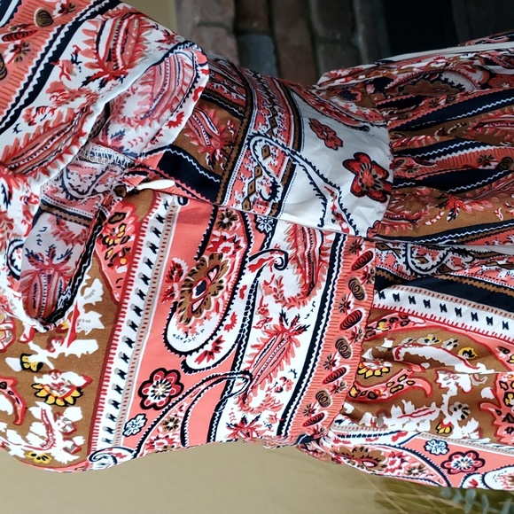 🆕️ Ark & Co. Paisley Print Fit & Flare Dress SIZE: M - Picture 4 of 15